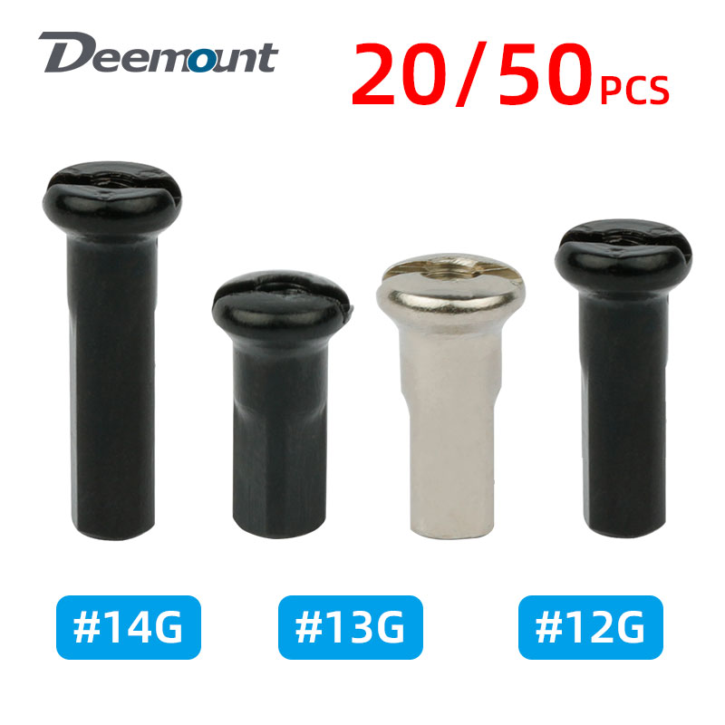 Spoke Nipple Brass - นิปเปิลล้อจักรยานทองเหลือง 20/50 ชิ้น ขนาด 14G 13G