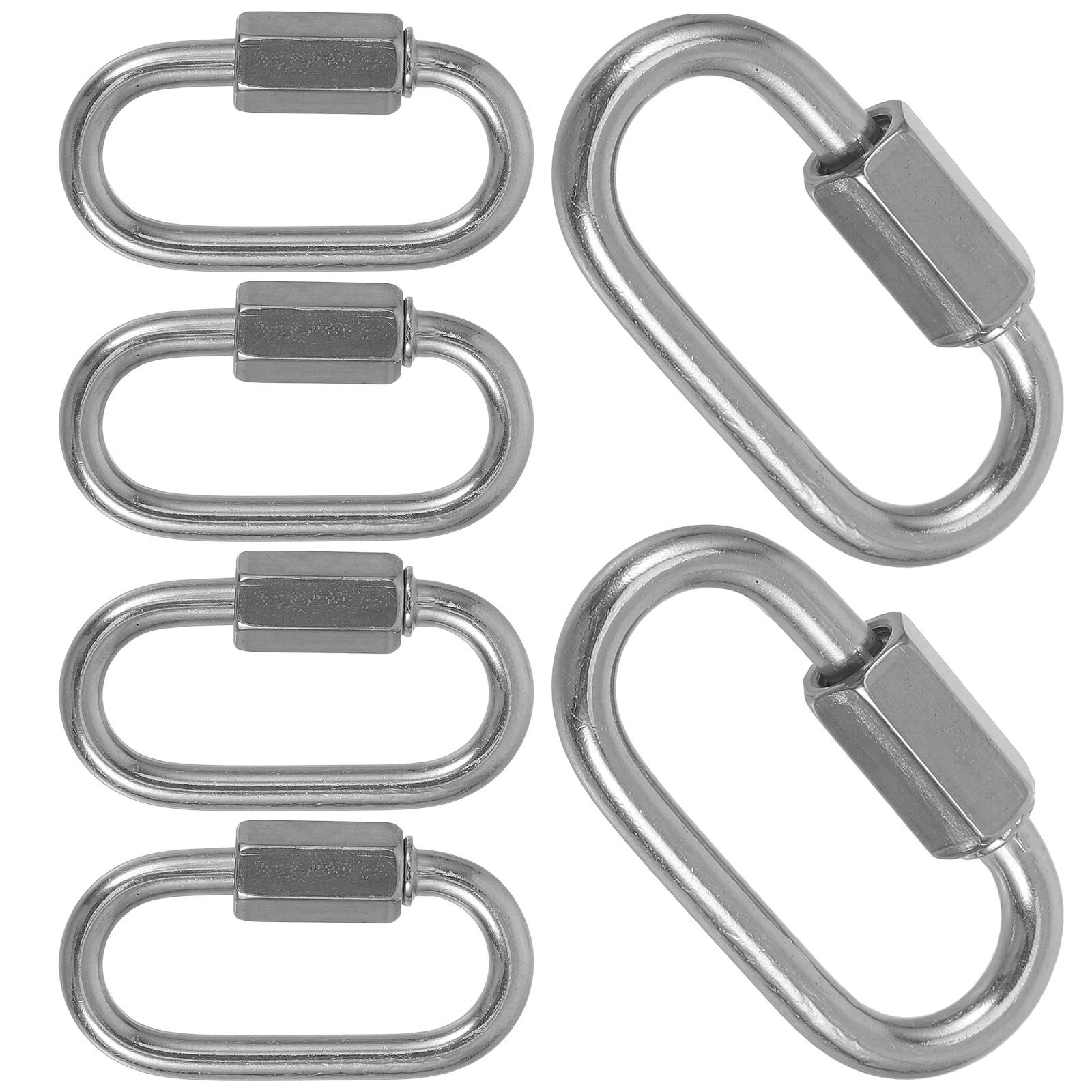 6 ชิ้น ข้อต่อโซ่สแตนเลสแบบล็อค - Chain Quick Link บทวิจารณ์และราคา