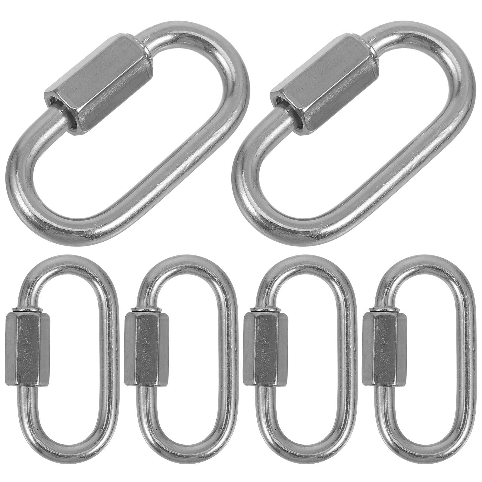 6 ชิ้น ข้อต่อโซ่สแตนเลสแบบล็อค - Chain Quick Link บทวิจารณ์และราคา